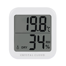 크리스탈클라우드(CRYSTAL CLOUD) 크리스탈클라우드 디지털 실내 온습도계